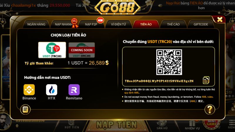 7 Hình Thức Nạp Tiền Go88 Được Sử Dụng Nhiều Nhất 7 Hình Thức Nạp Tiền Go88 Được Sử Dụng Nhiều Nhất