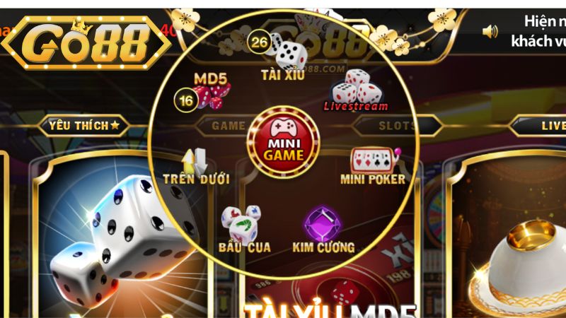 Các Trò Chơi Nổi Bật Trong Game Nhanh GO88