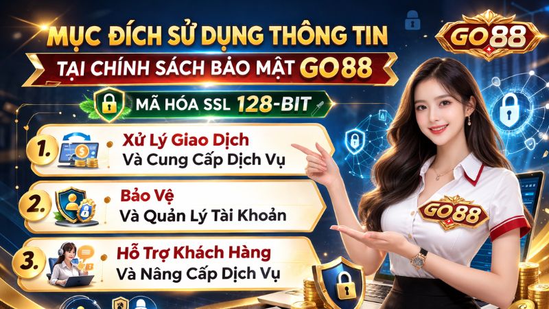 Mục Đích Sử Dụng Thông Tin Theo Chính Sách Bảo Mật Go88