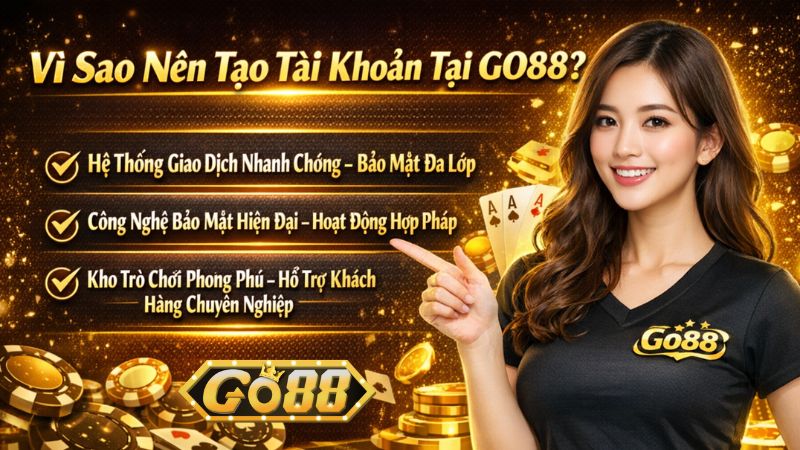 Vì Sao Hơn 1.250.000 Người Tin Chọn Tạo Tài Khoản Go88?